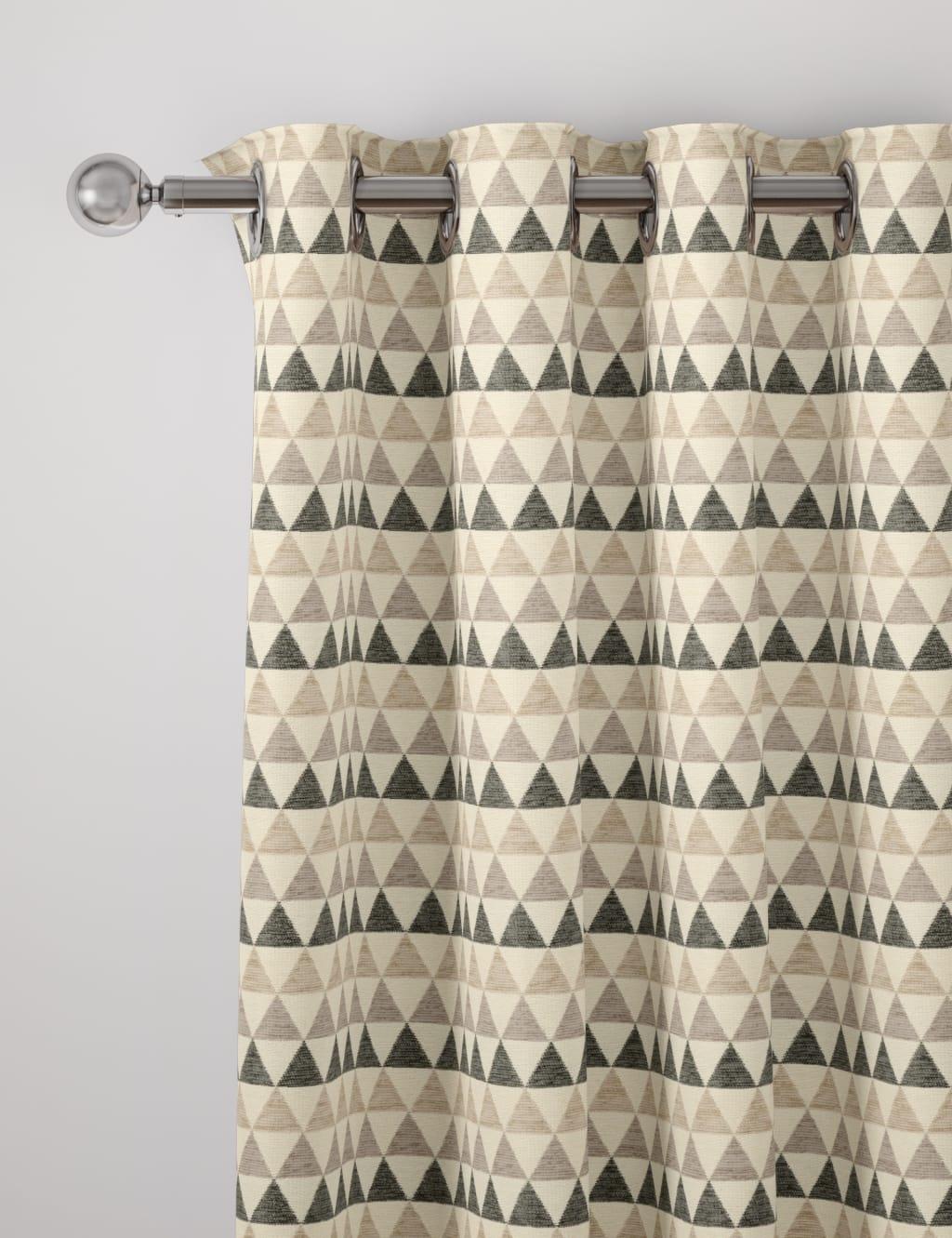 Chenille Triangle Eyelet Curtains 3 of 3