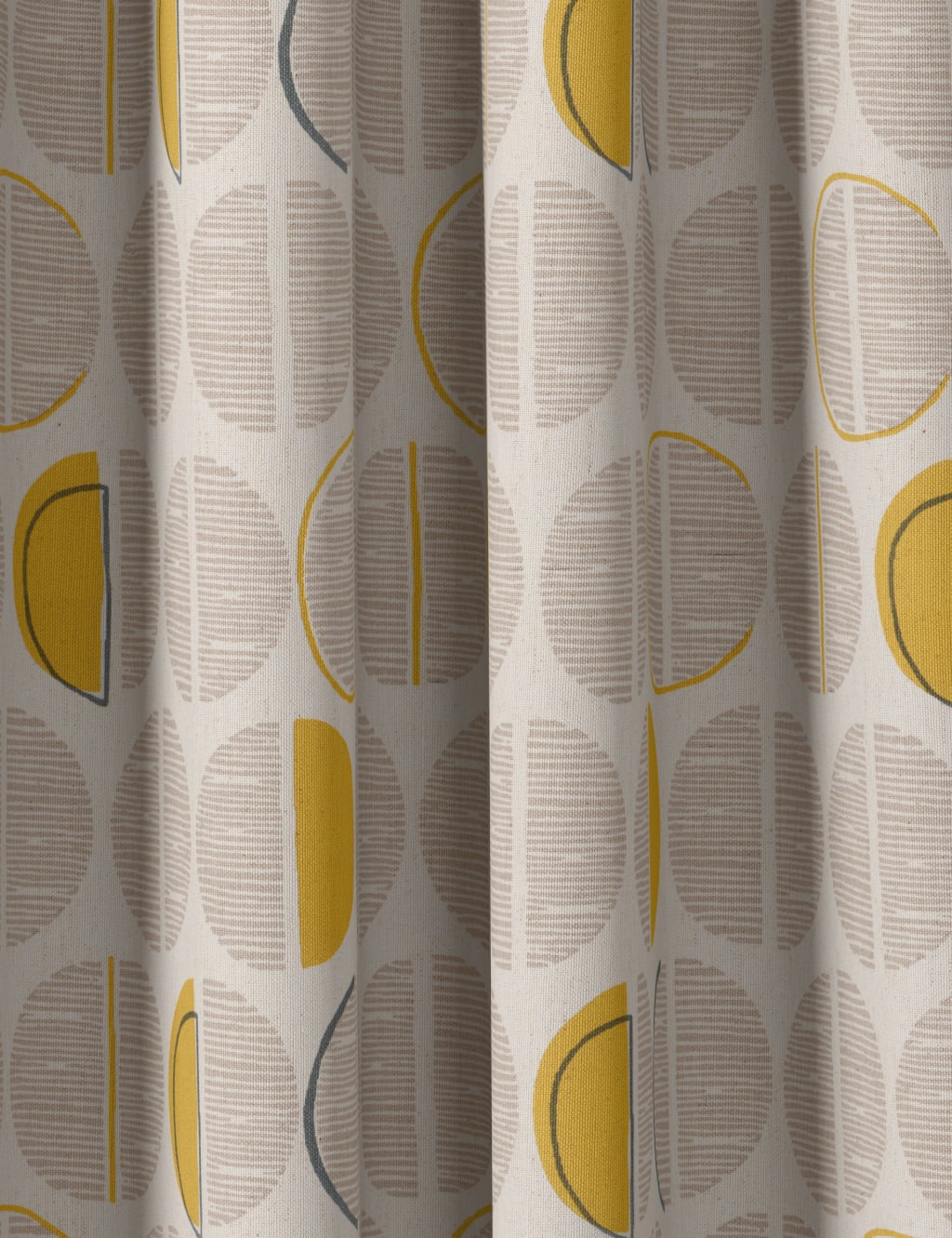 Cotton Blend Layla Circles Eyelet Curtains 2 of 3