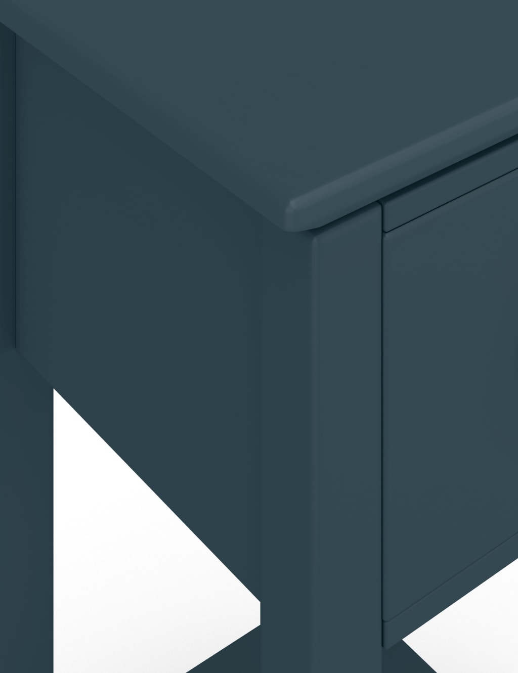 Set of 2 Hastings Mid-Blue Small Bedside Tables 3 of 6
