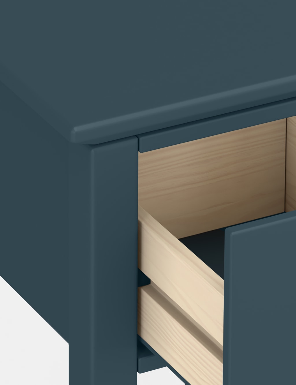Set of 2 Hastings Mid-Blue Small Bedside Tables 4 of 6