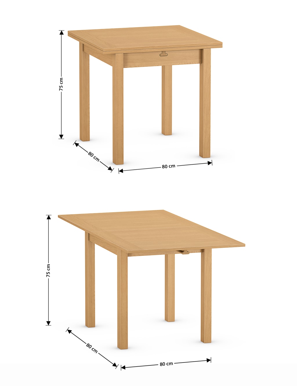 Stockholm Square Extending Dining Table 8 of 10