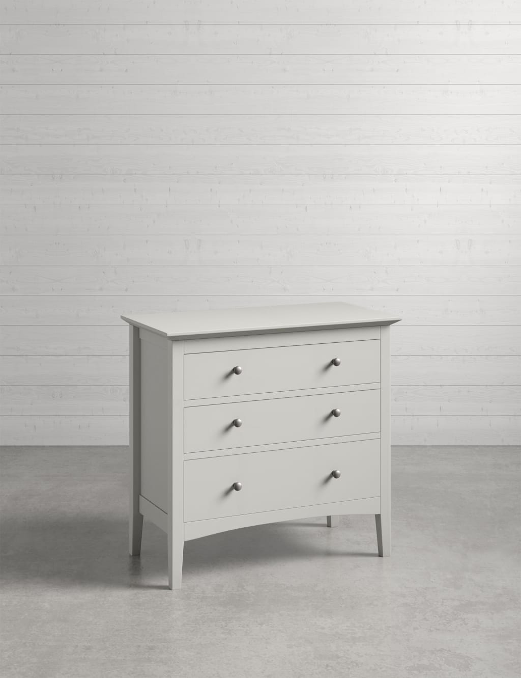 Hastings Grey 3 Drawer Chest 1 of 9
