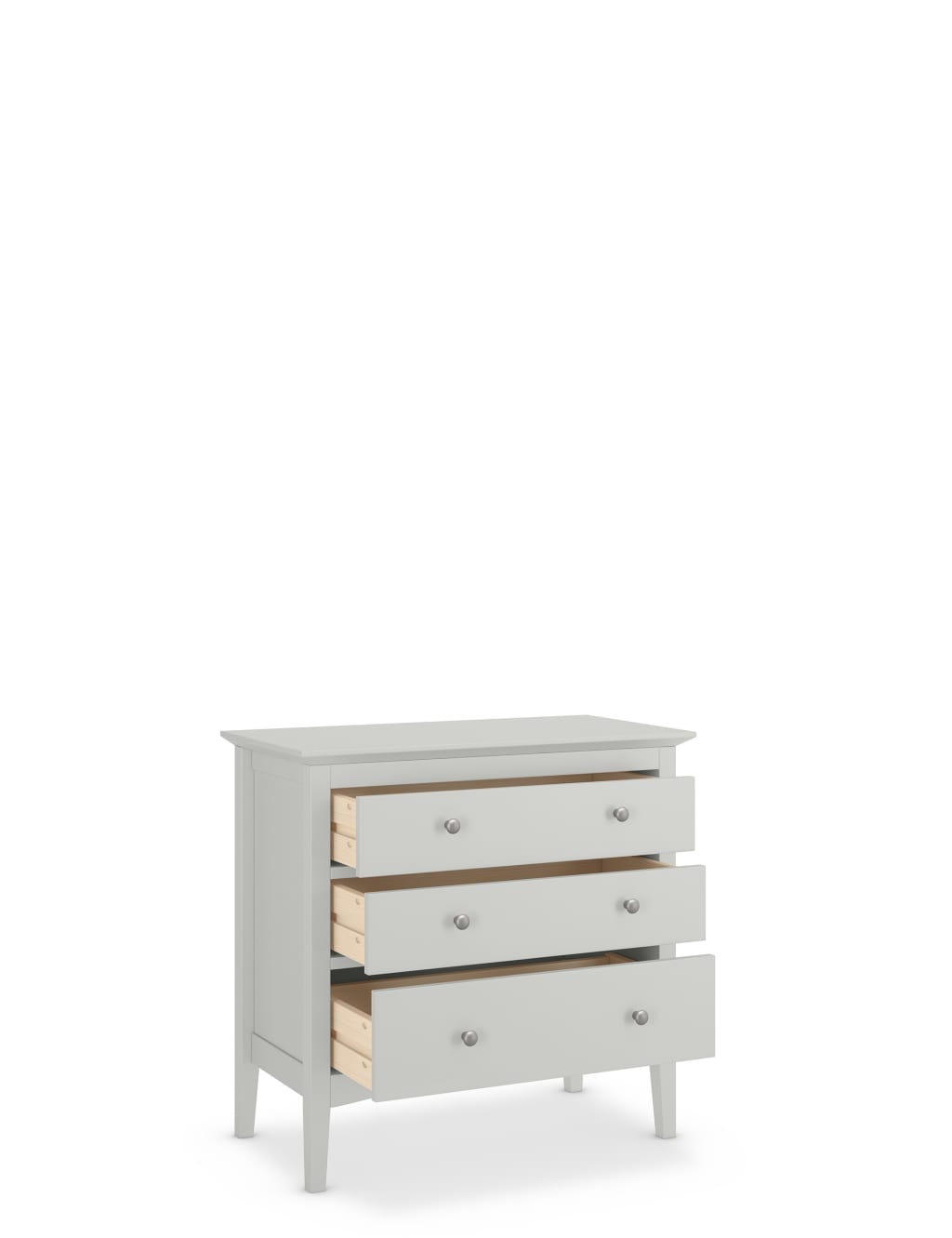 Hastings Grey 3 Drawer Chest 3 of 9