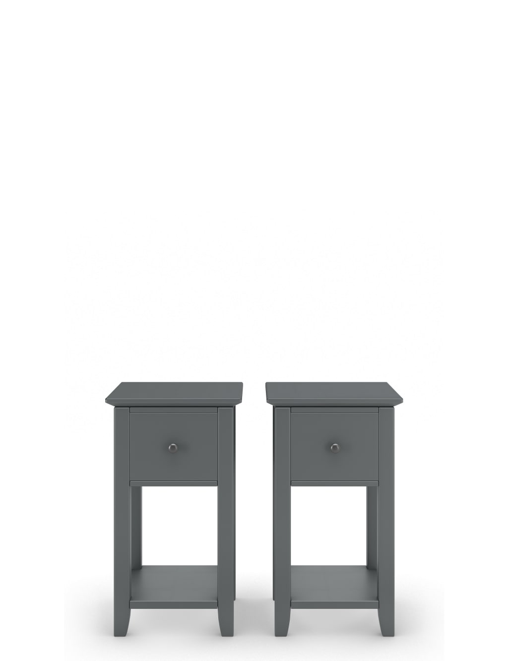 Set of 2 Hastings 1 Drawer Slim Bedside Tables 2 of 9