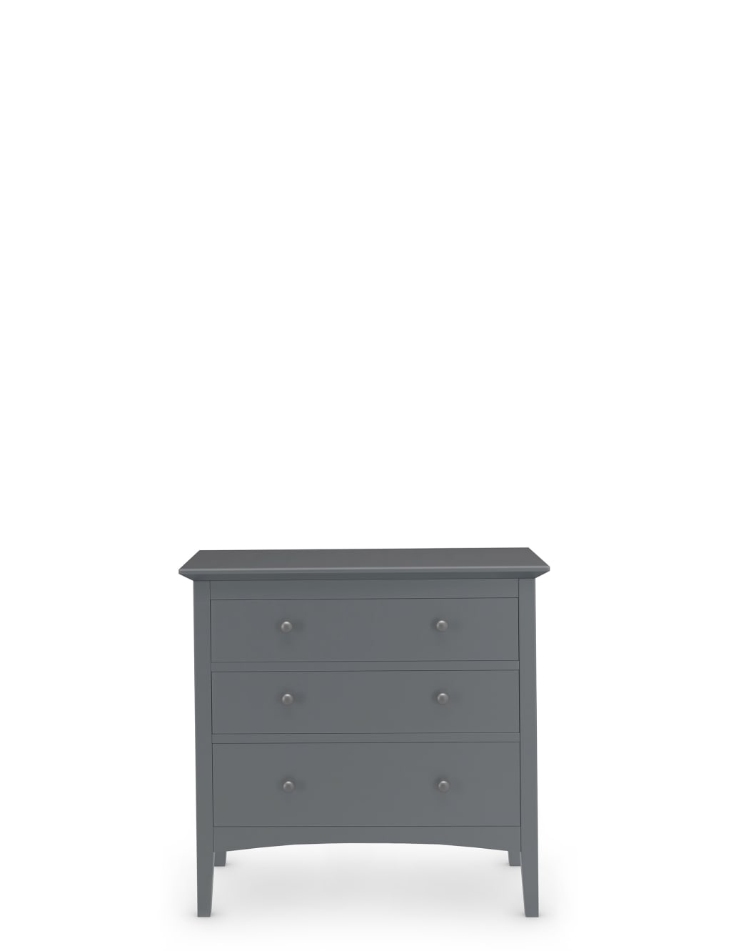 Hastings Dark Grey 3 Drawer Chest 2 of 9