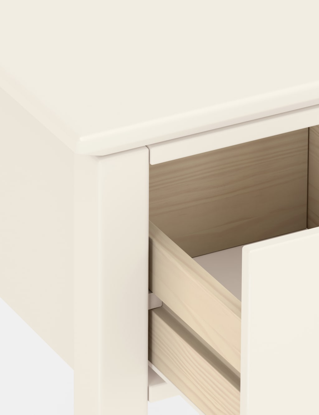Set of 2 Hastings Ivory Small Bedside Tables 3 of 10