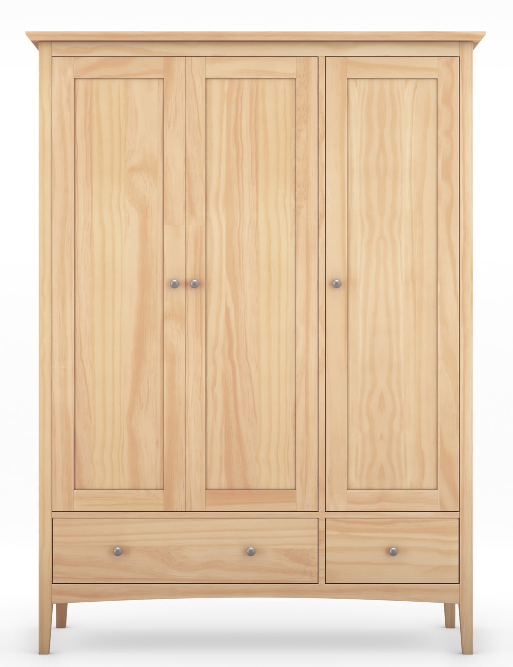 Hastings Light Natural Triple Wardrobe 1 of 9