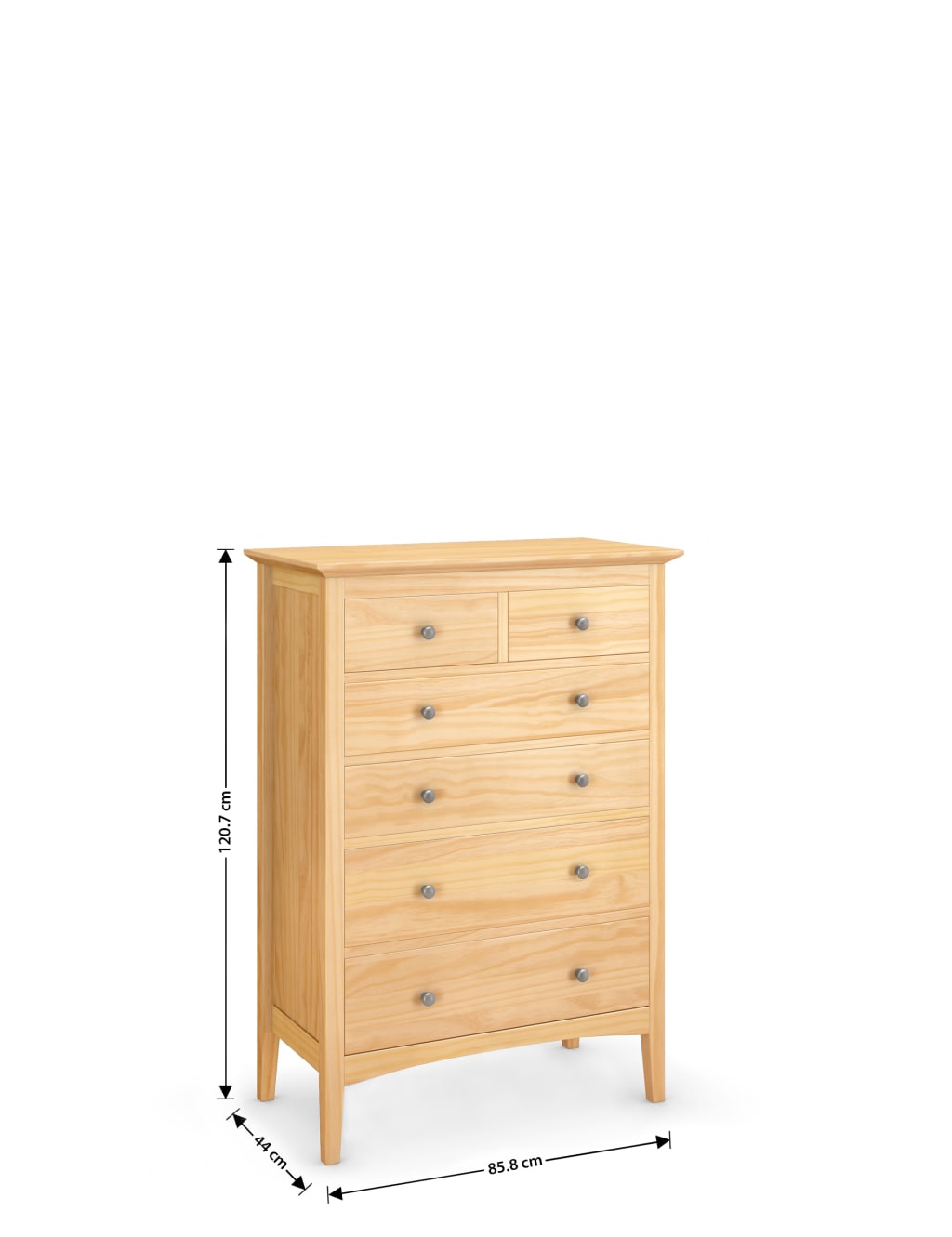 Hastings 6 Drawer Chest 6 of 7