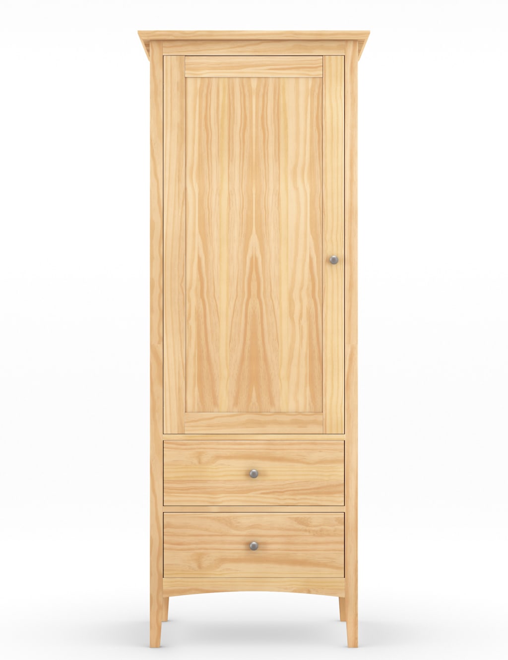 Hastings Light Natural Single Wardrobe 1 of 7