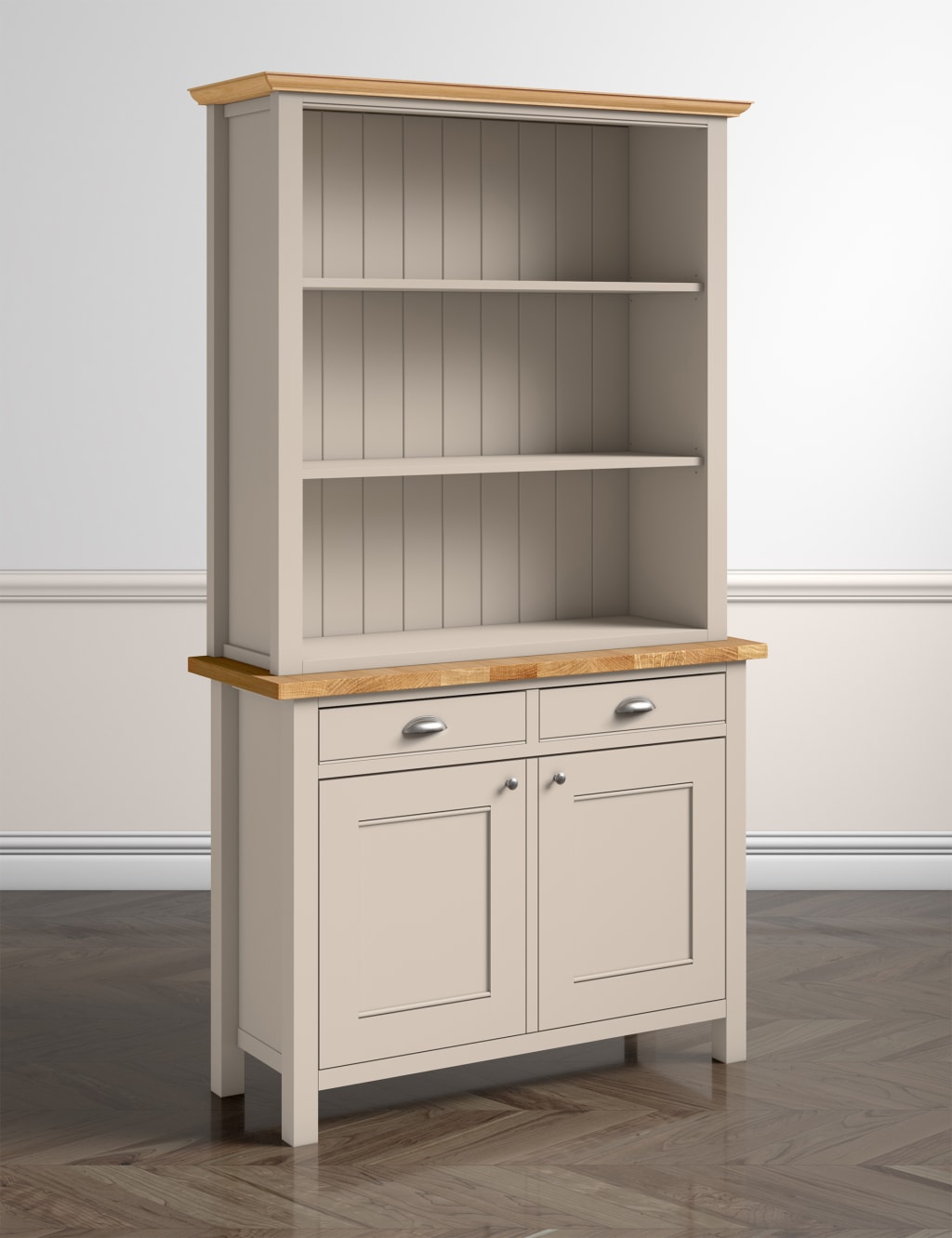 Padstow Putty 2 Door Dresser Top 2 of 9