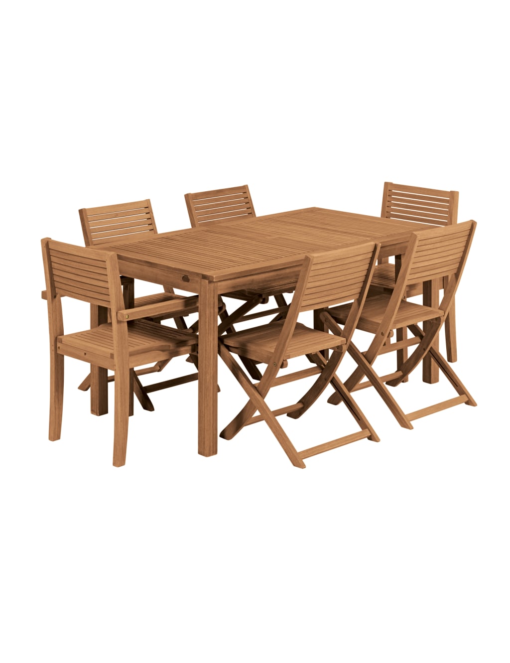 Nordina Extending Dining Table & 6 Chairs 1 of 8