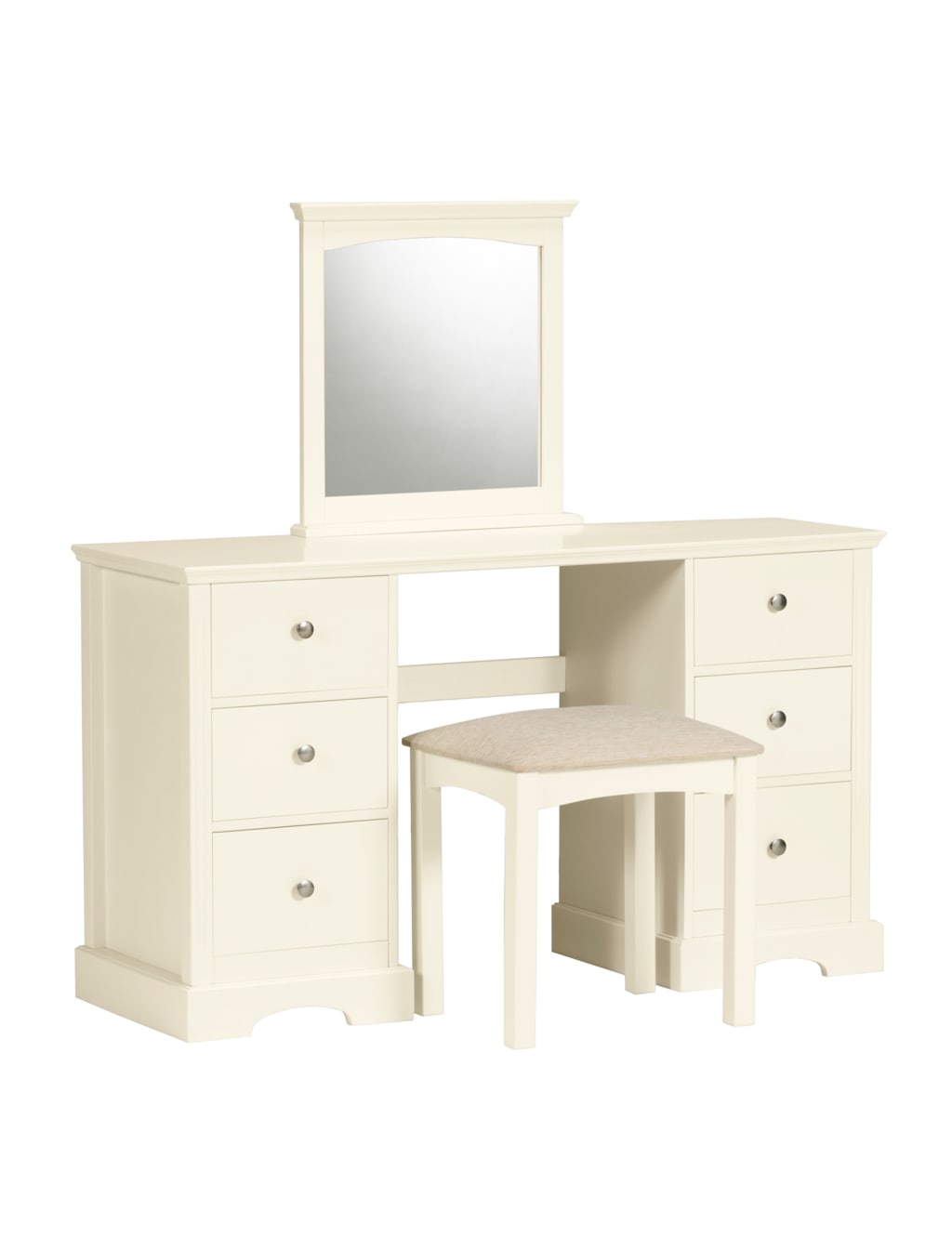 Carmelle Dressing Table, Mirror & Stool Set 2 of 6