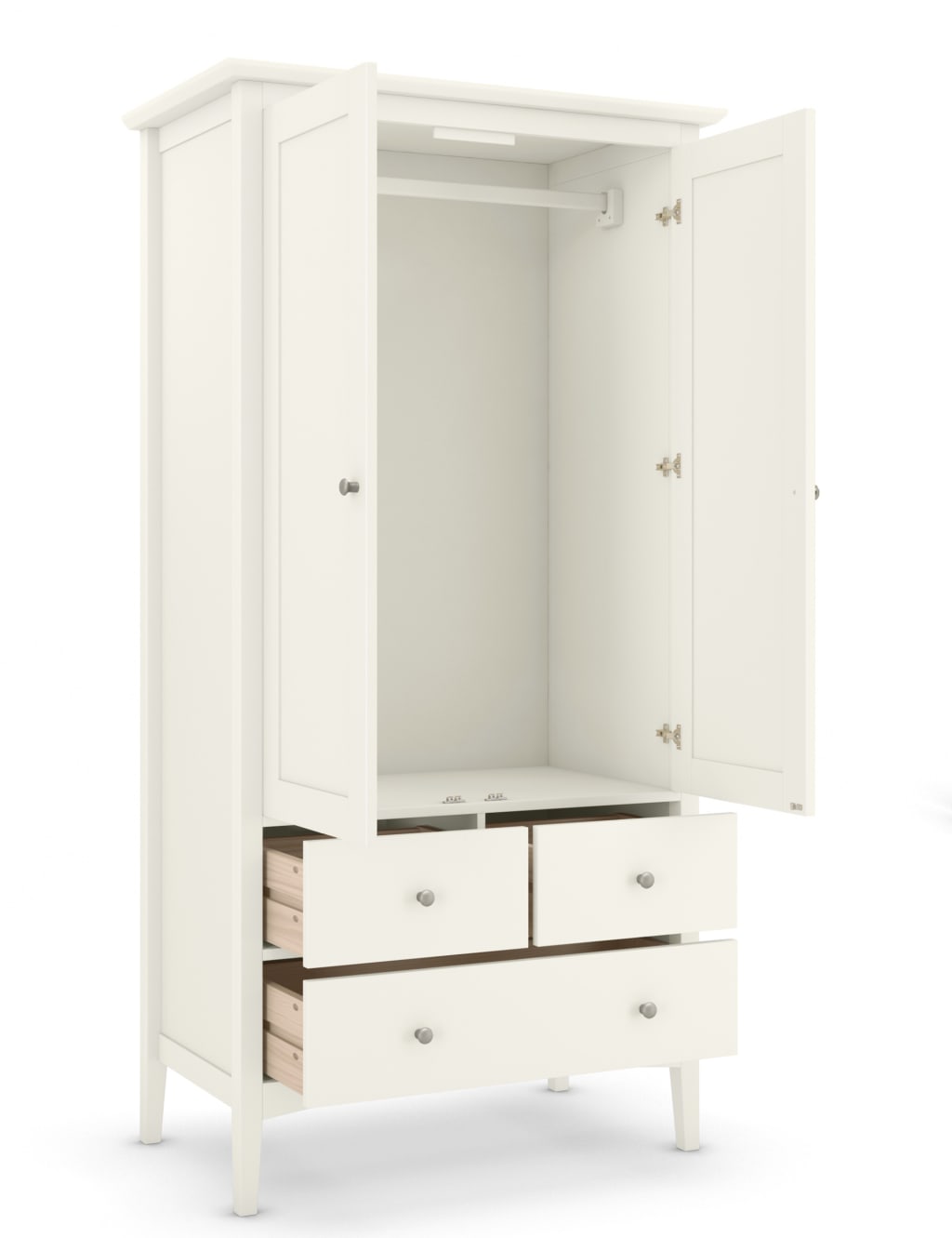 Hastings Ivory Double Wardrobe 3 of 8