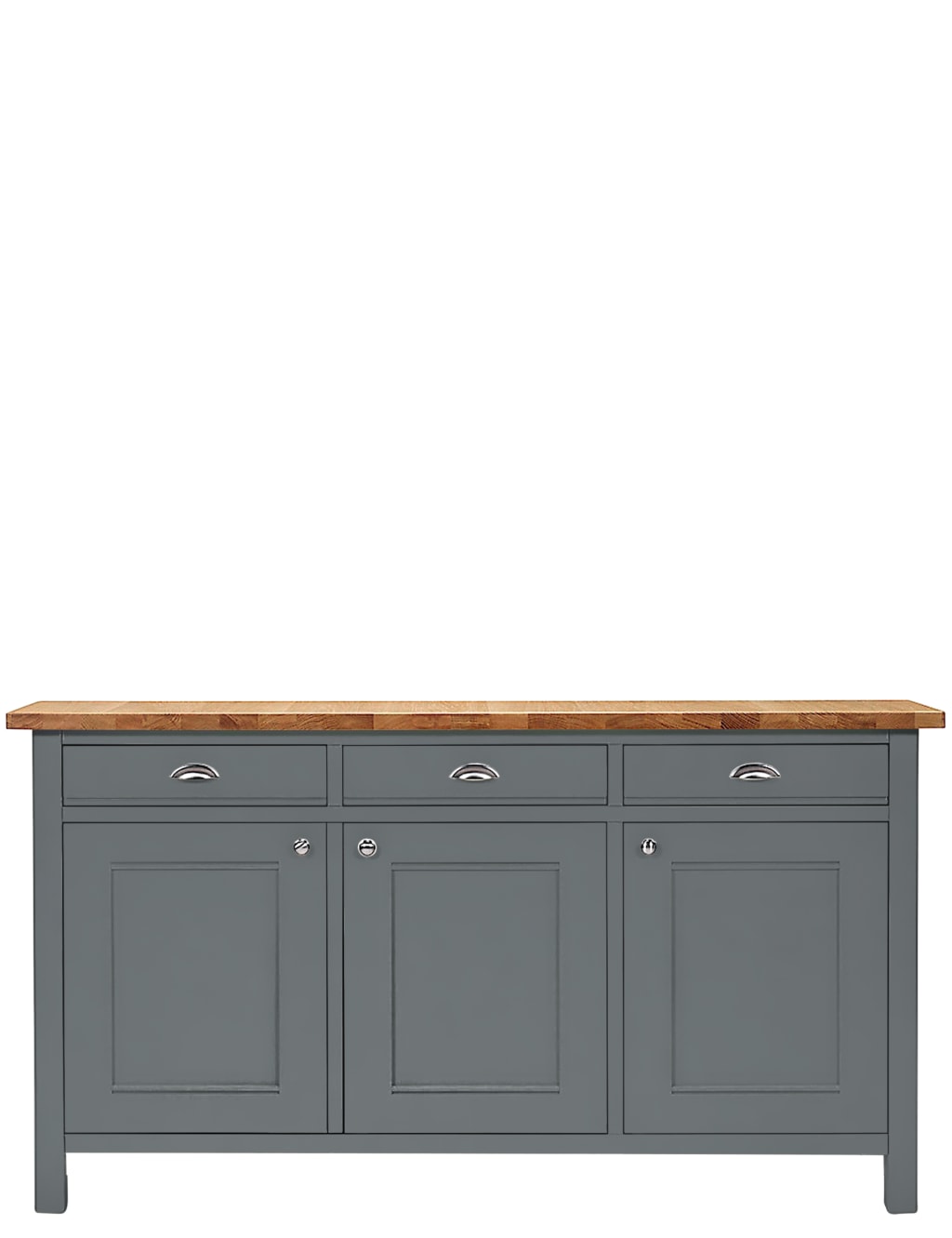 Padstow 3 Door Sideboard Grey 1 of 4