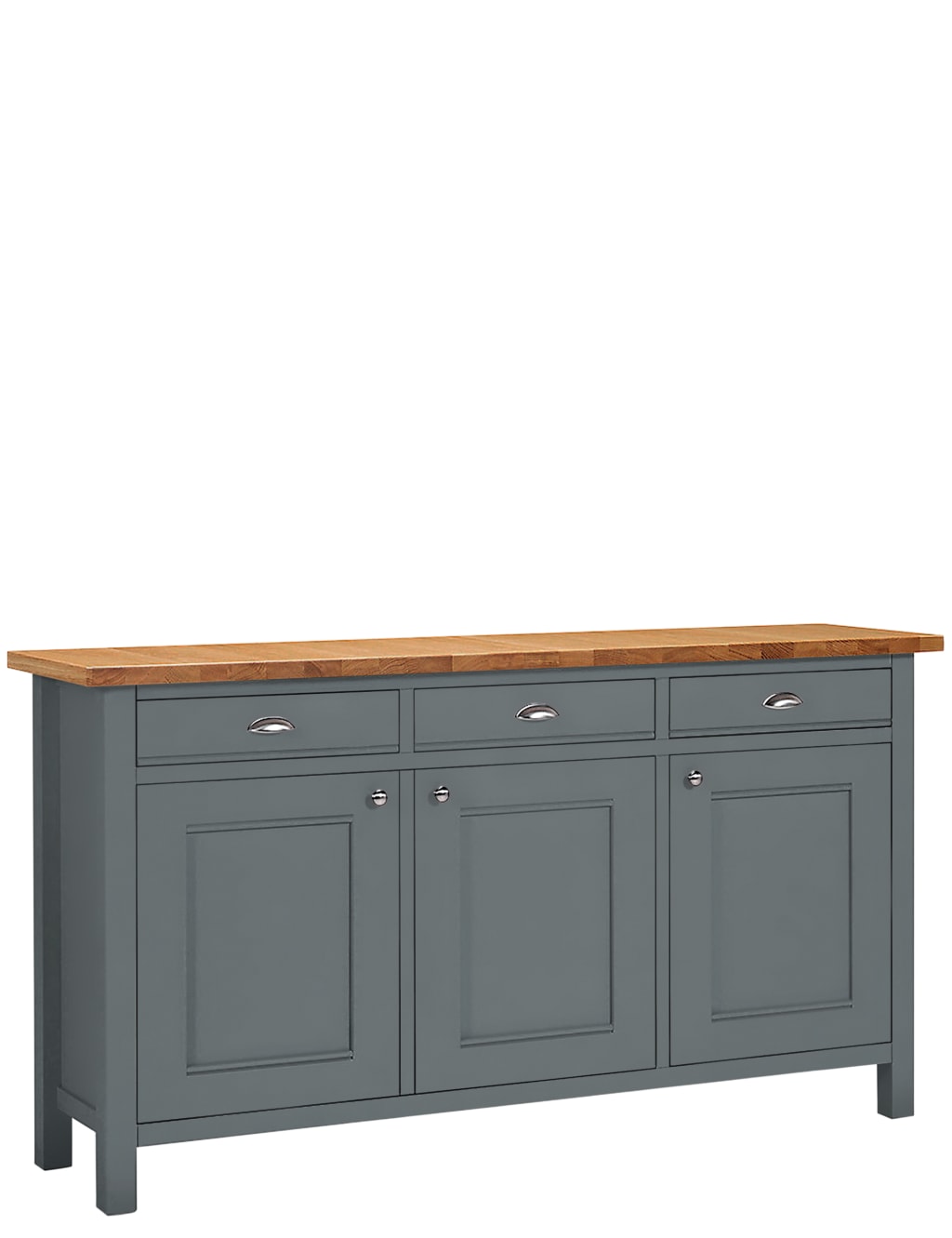 Padstow 3 Door Sideboard Grey 2 of 4