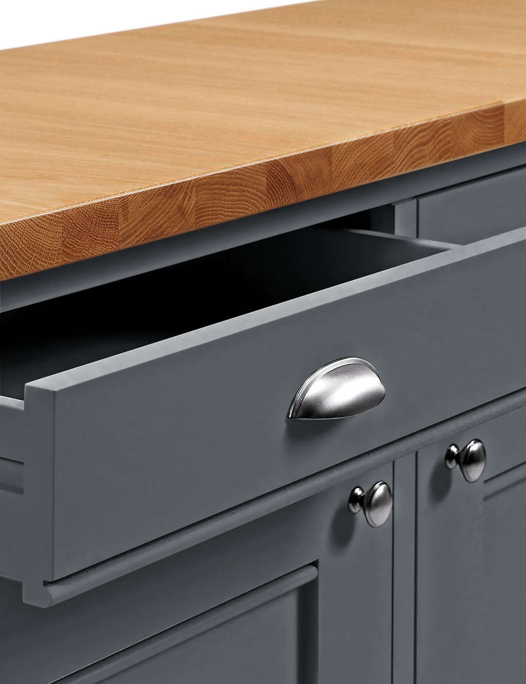 Padstow 3 Door Sideboard Grey 4 of 4