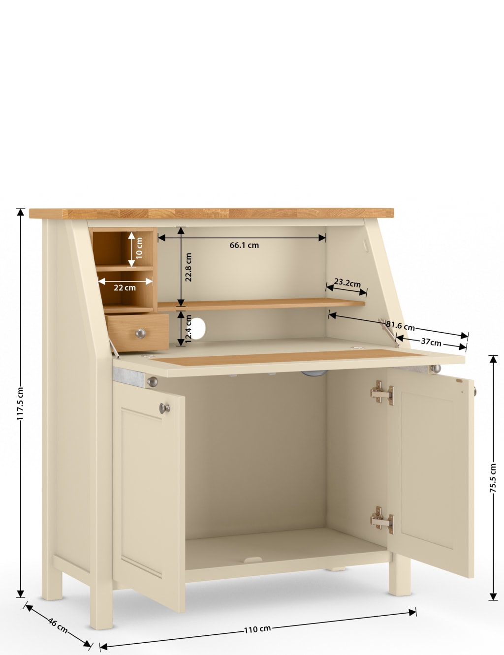 Padstow Bureau Cream 8 of 8