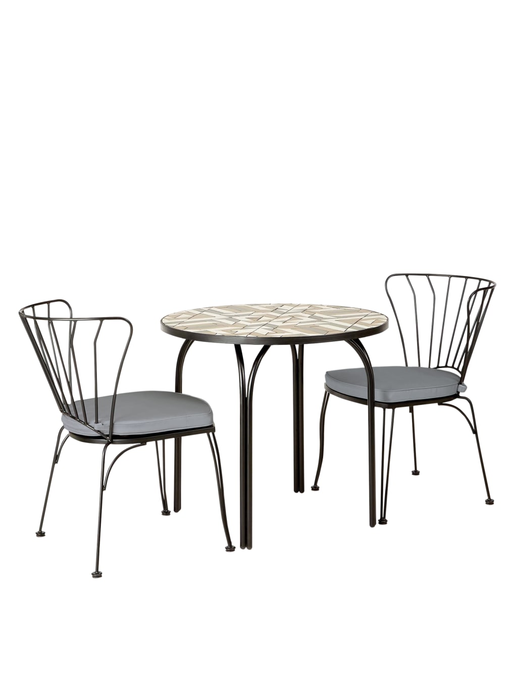 Geo Mosaic Table & 2 Chairs 1 of 7