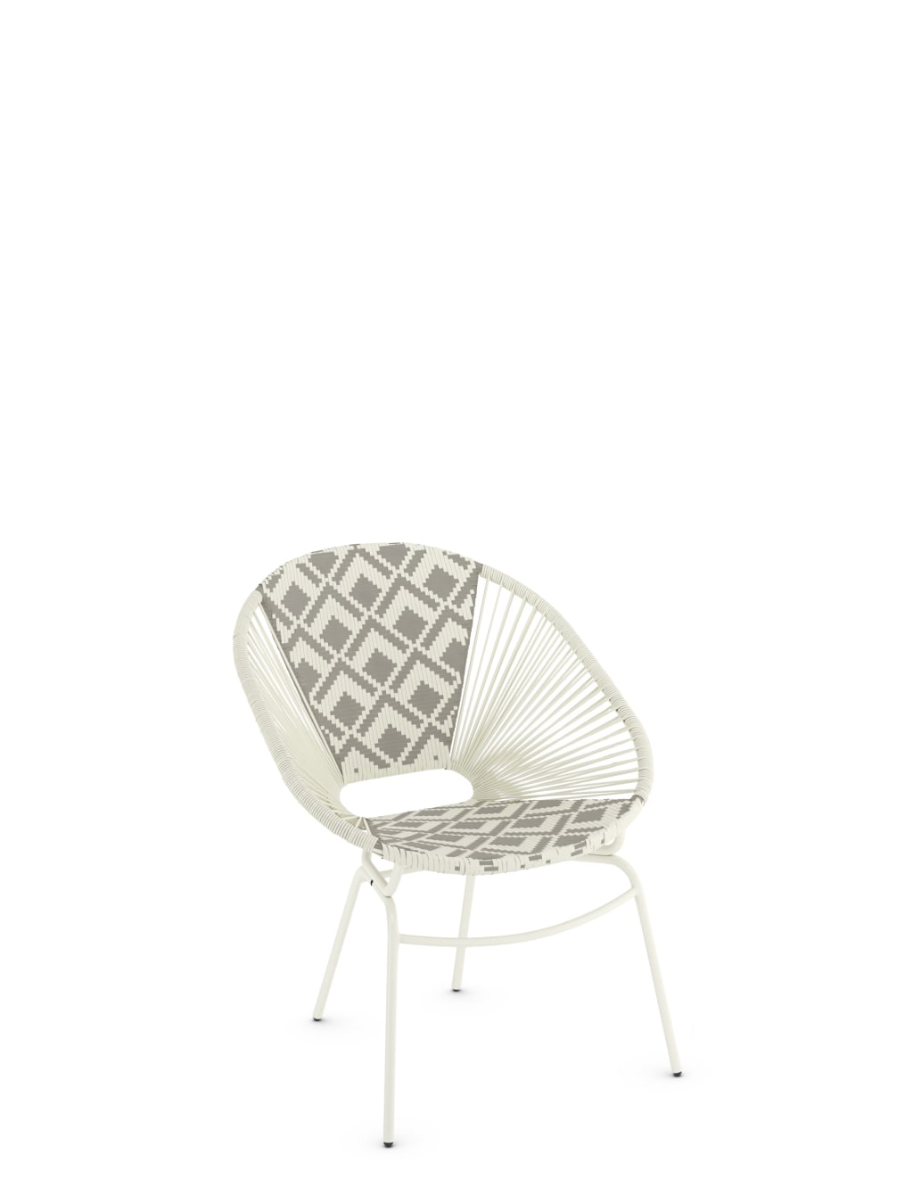 Lois Geometric Garden Chair 1 of 7