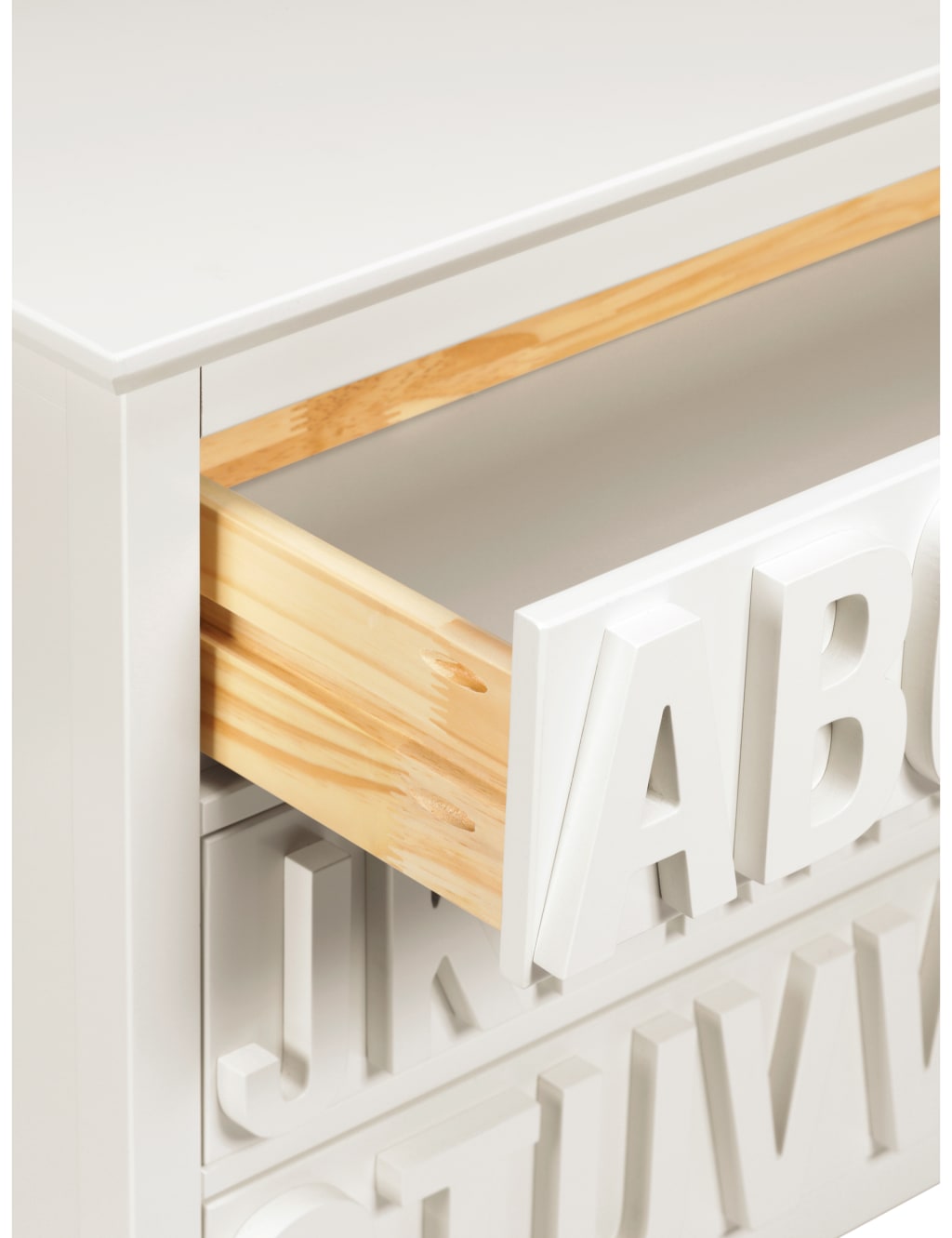 Hastings Ivory ABC 3 Drawer Chest 4 of 6