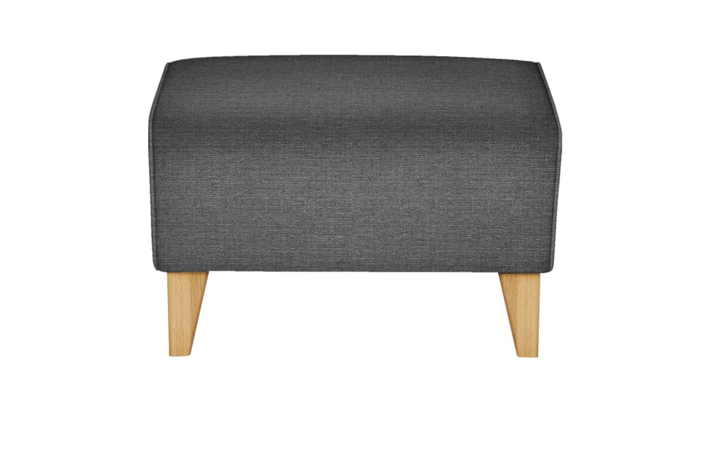Cabot Footstool Soljen Charcoal 1 of 2