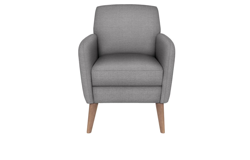 Hugo Armchair Soljen Plain Grey - Self Assembly 1 of 1