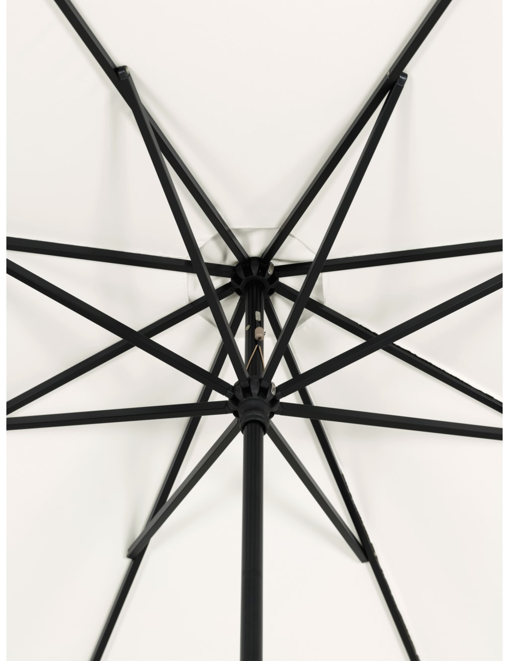 Cream Pole Parasol - Self Assembly 4 of 4