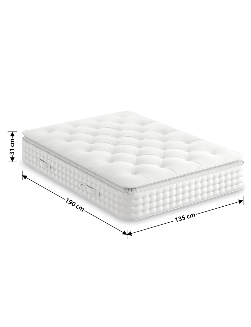 Silk 2000 Pocket Sprung Medium Mattress 5 of 6