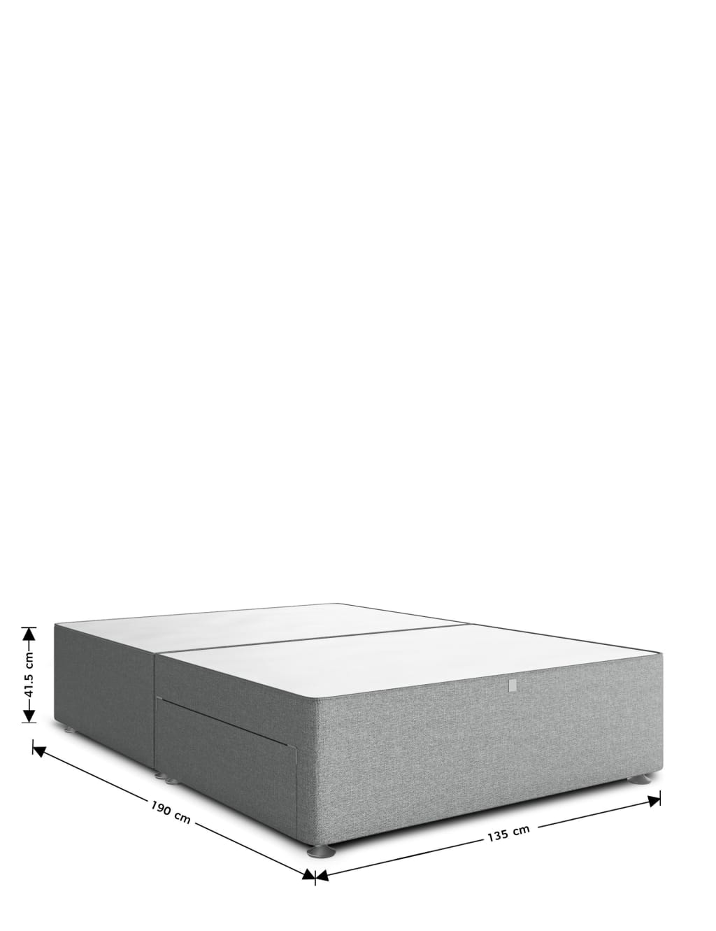 Classic Sprung 2 Drawer Divan 6 of 6