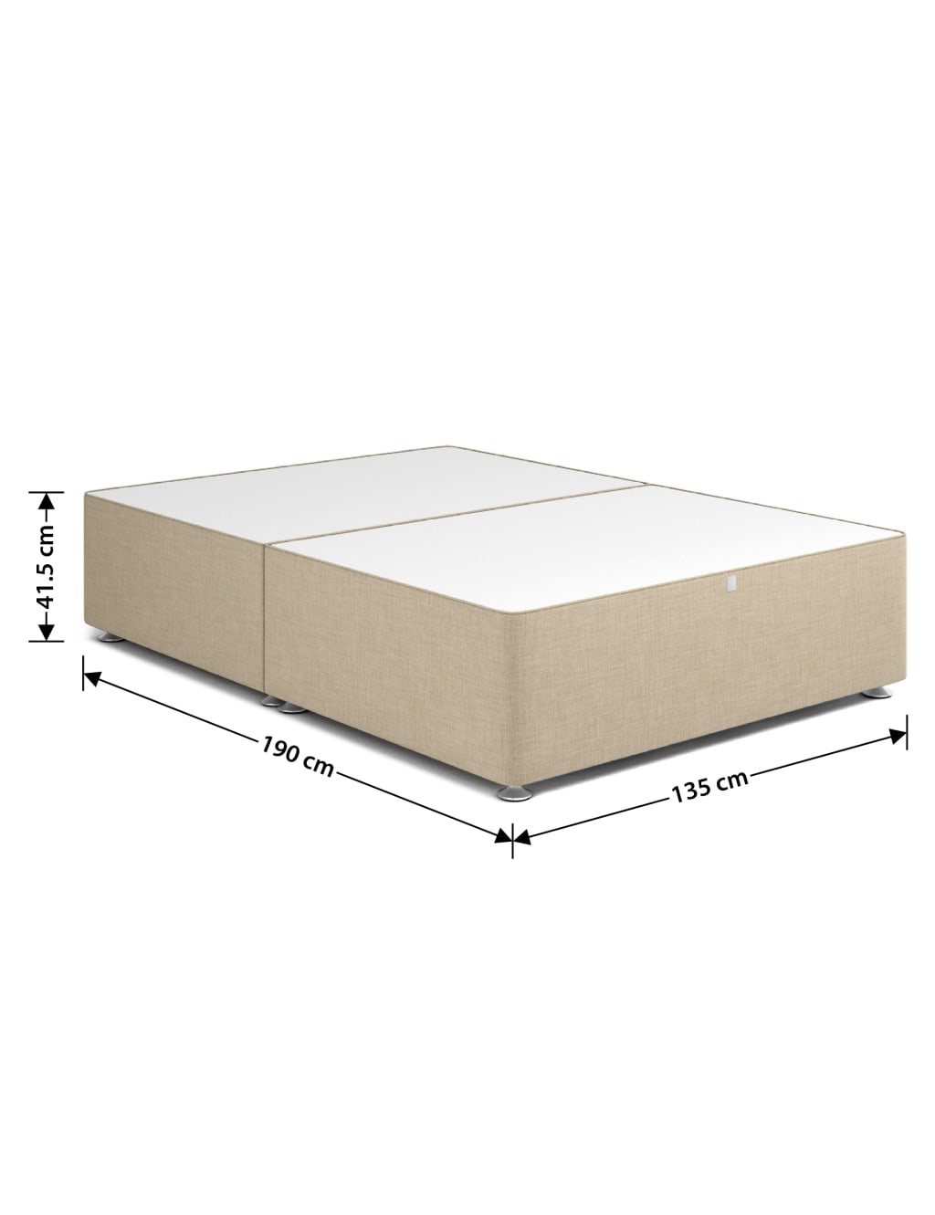 Classic firm top non storage divan 4 of 4