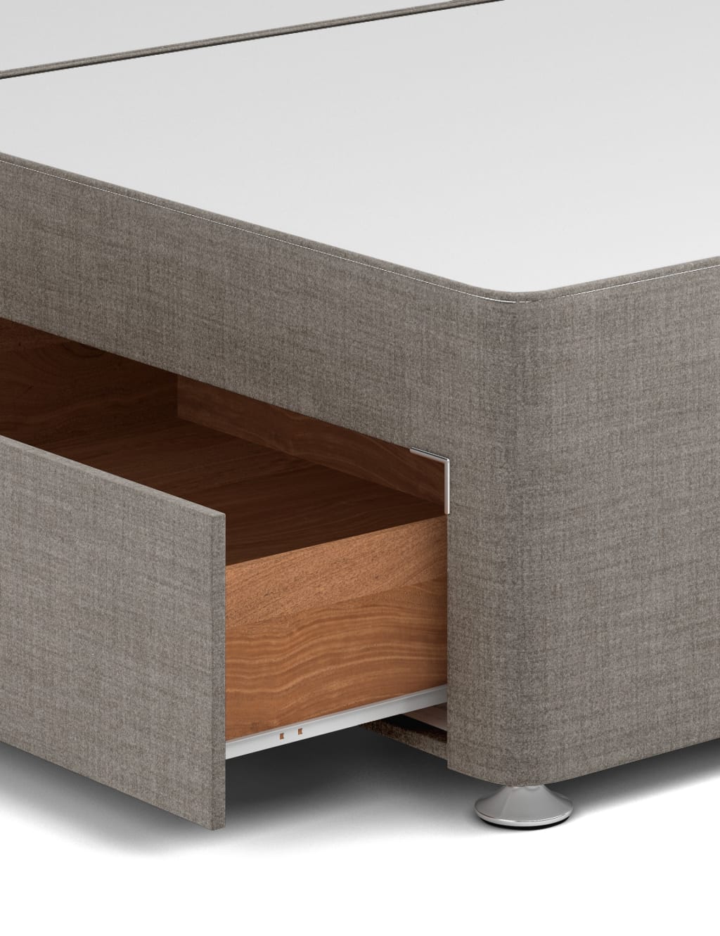 Classic firm top 2+2 drawer divan 3 of 5