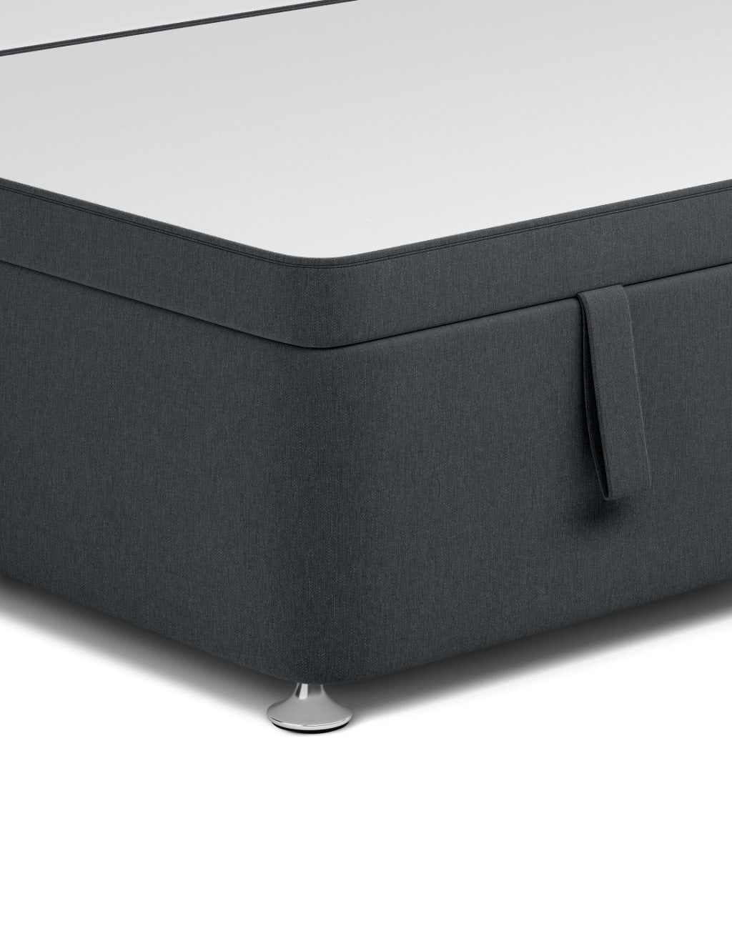 Half end ottoman divan with 2 small drawers 2 of 5