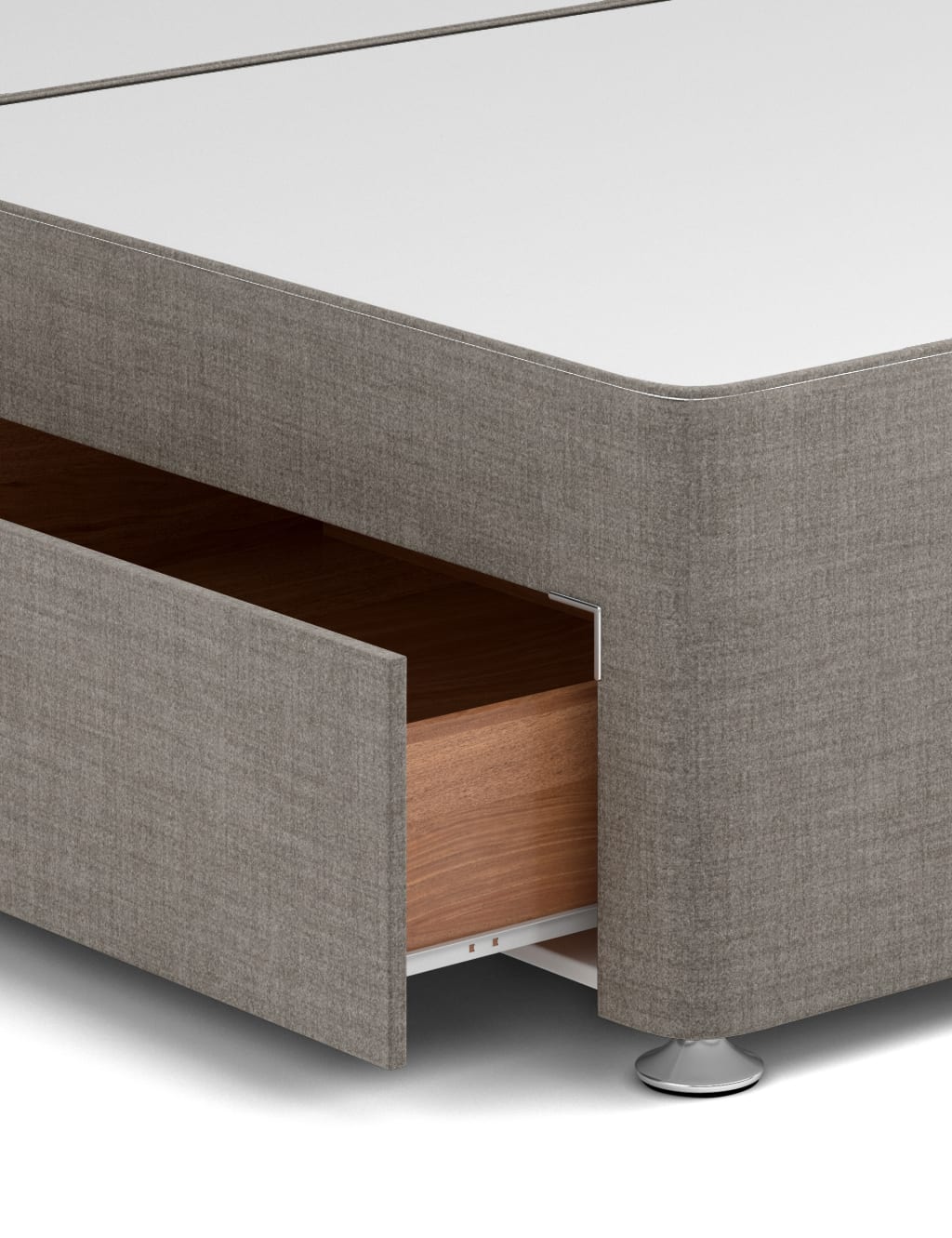 Classic sprung 2 drawer divan 3 of 5