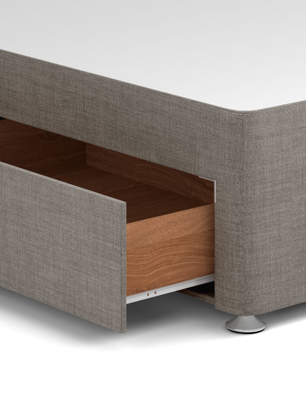 Classic sprung 1+1 drawer divan 3ft 3 of 5