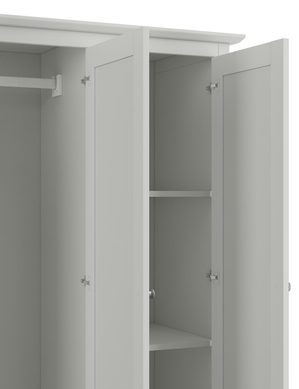 Hastings Grey Triple Wardrobe 4 of 9