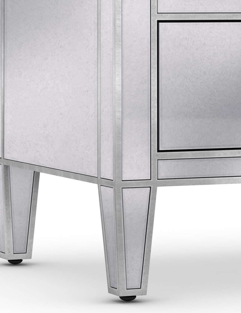 Evelyn 3 Drawer Chest Silver 4 of 9