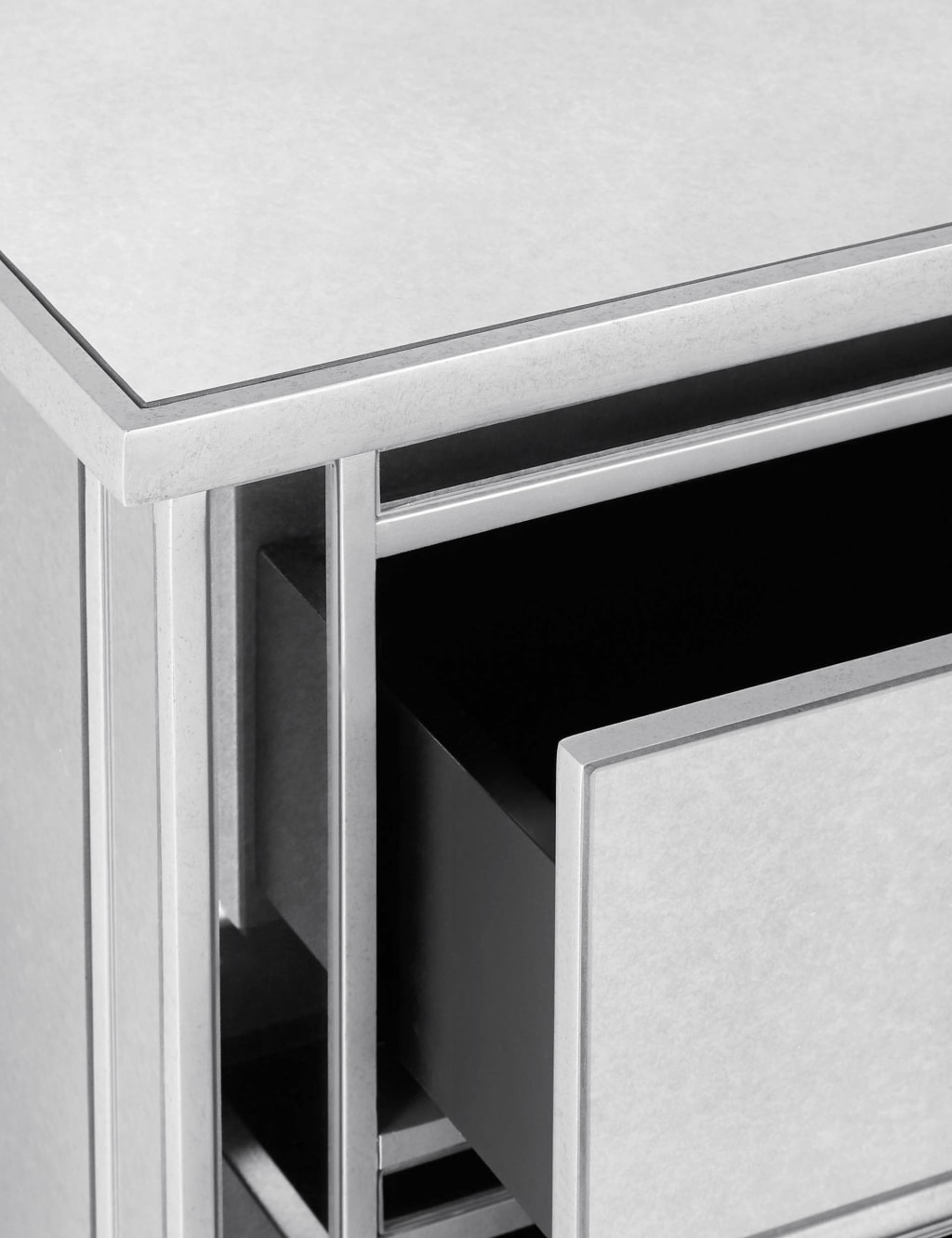 Evelyn 3 Drawer Chest Silver 5 of 9