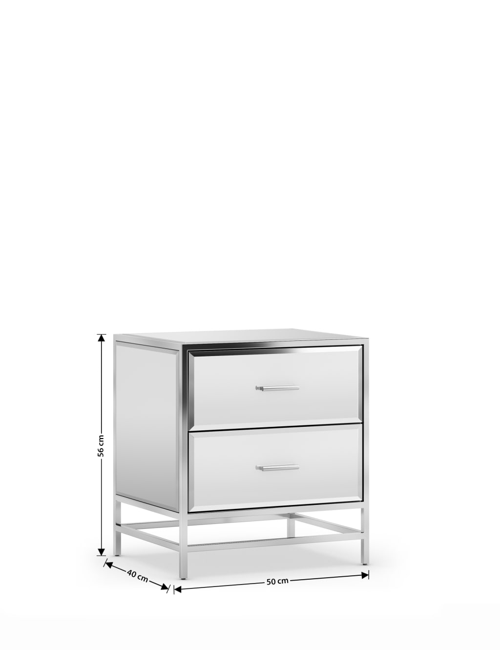 Skylar 2 Drawer Bedside Table 6 of 9