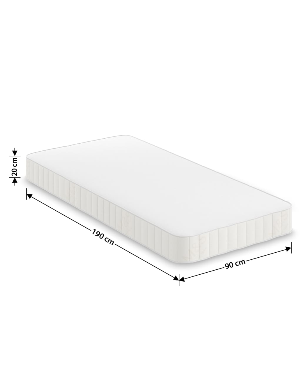 Turnable 192 Open Coil Waterproof Mattress 6 of 7