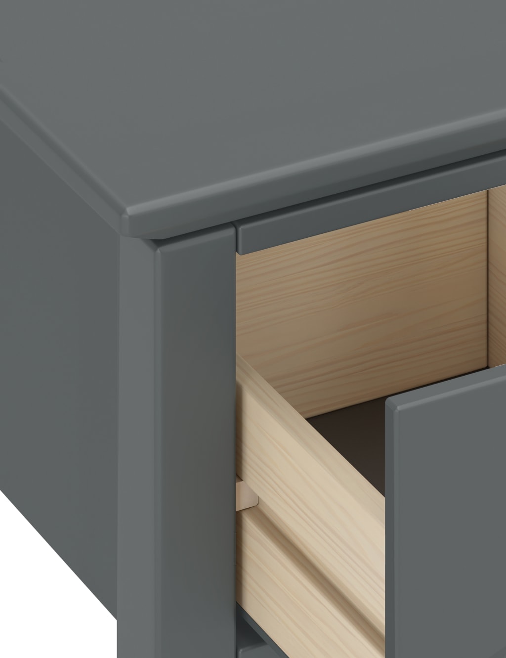 Set of 2 Hastings 1 Drawer Slim Bedside Tables 3 of 9