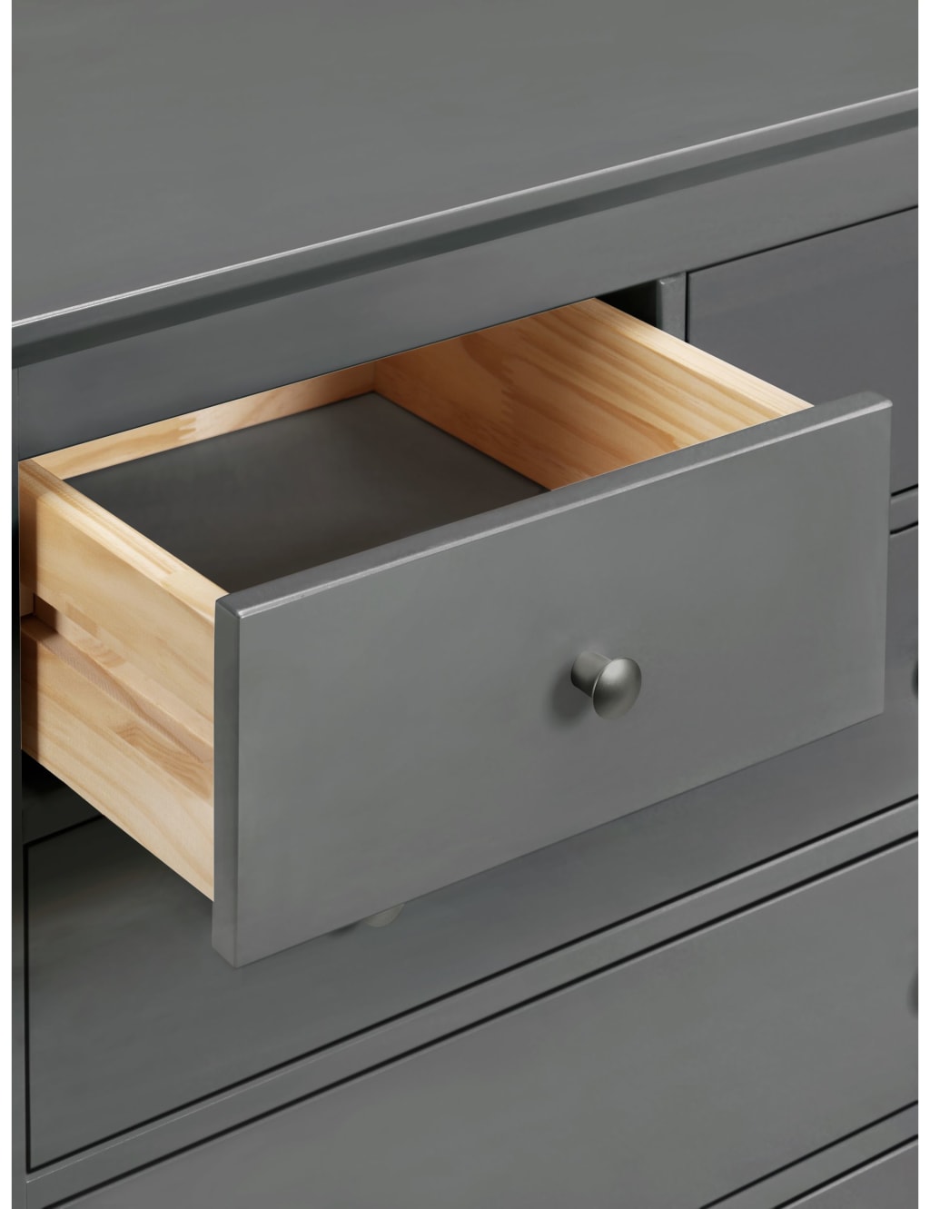 Hastings Dark Grey 6 Drawer Chest 5 of 9