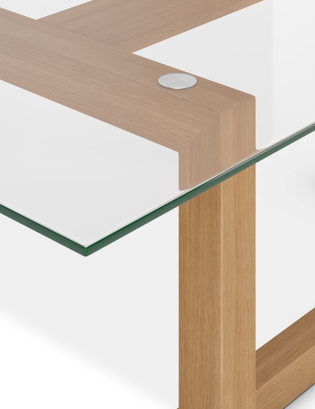 Colby Rectangular Glass Dining Table 4 of 8