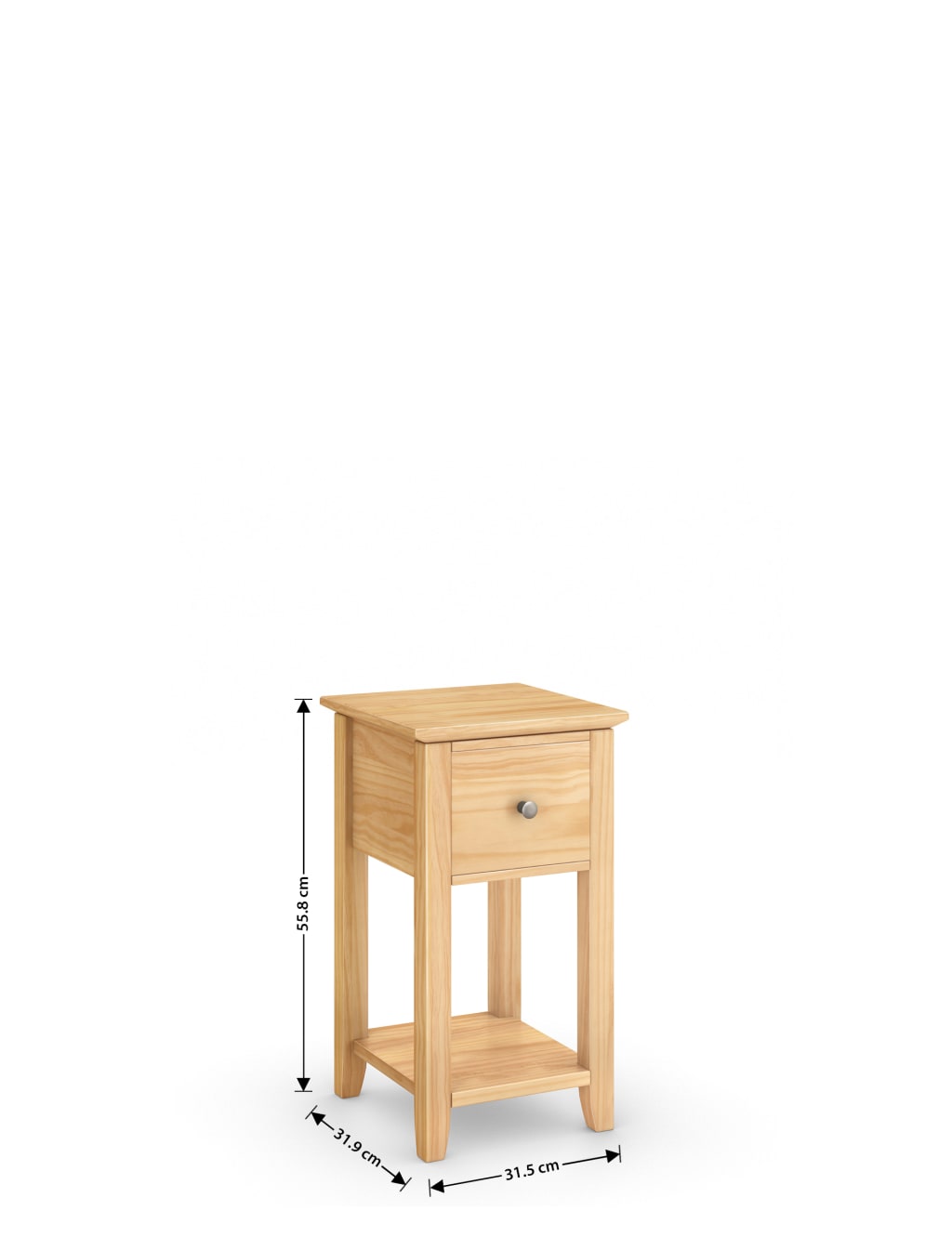 Set of 2 Hastings Light Natural Small Bedside Tables 8 of 9