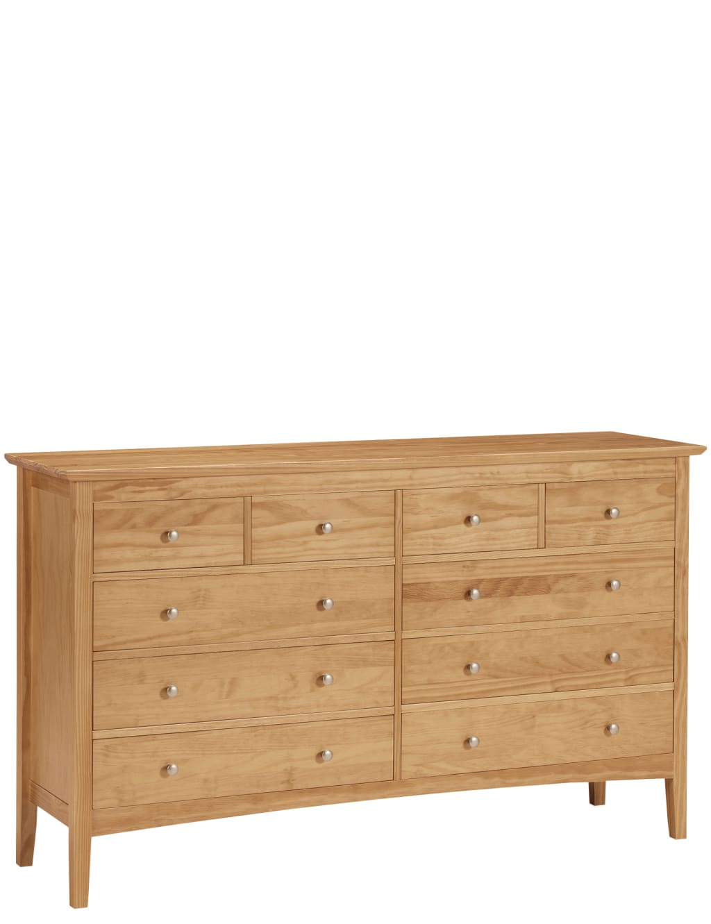 Hastings Light Natural 10 Drawer Chest 2 of 4