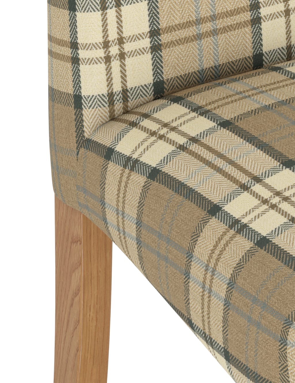 Set of 2 Denford Checked Dining Chairs 4 of 8