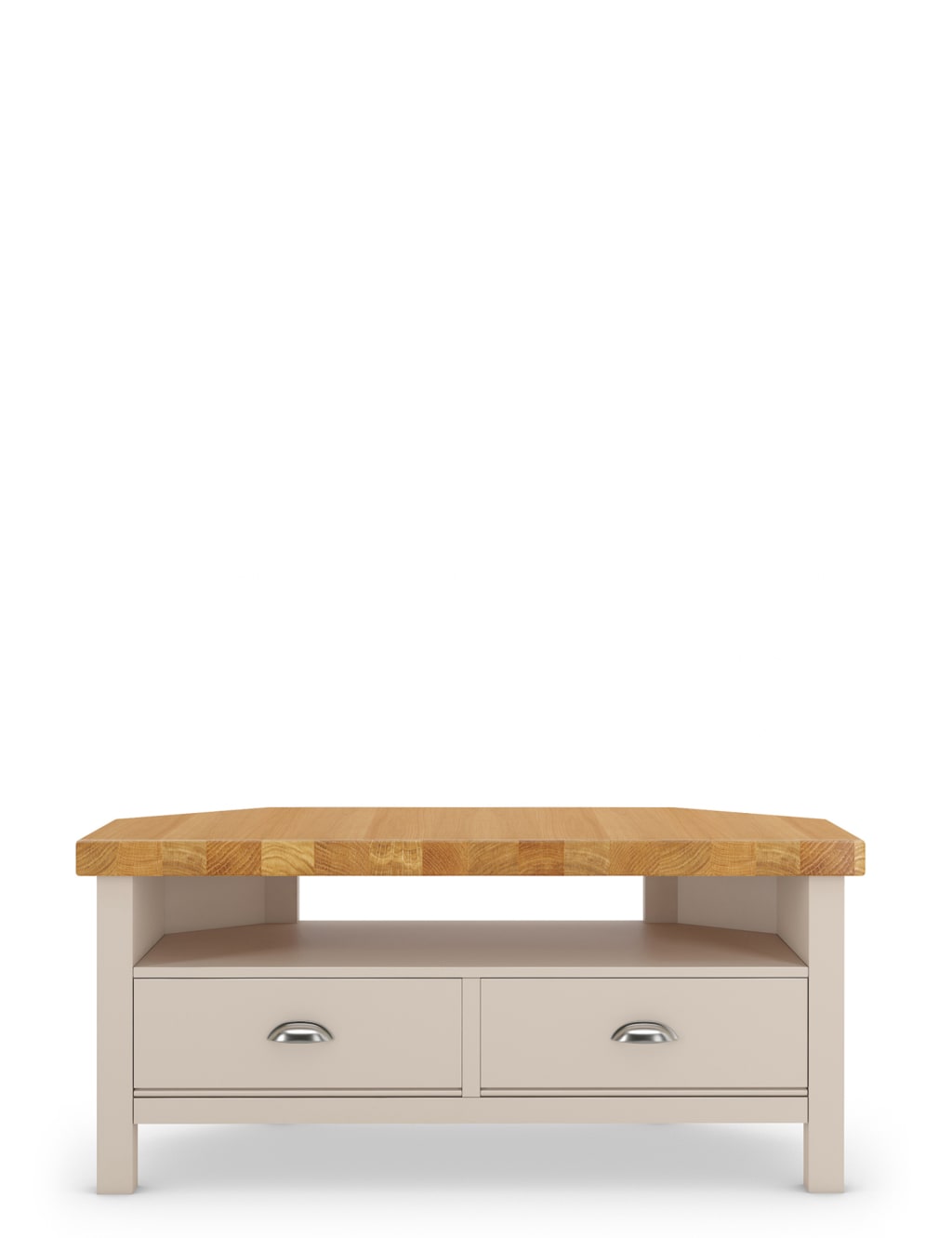 Padstow Corner Putty TV Unit 1 of 8