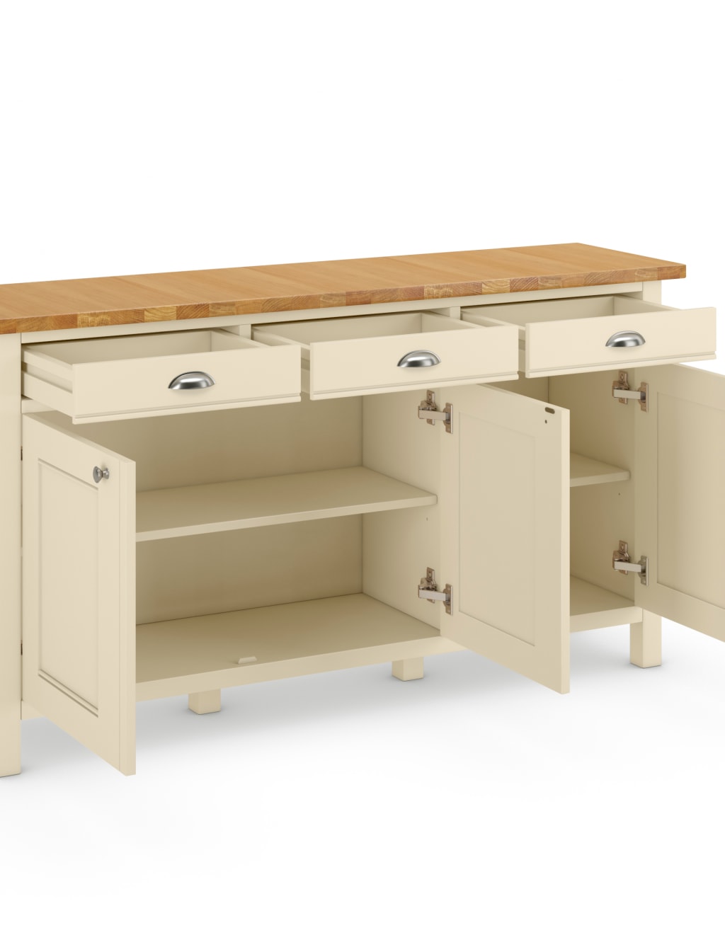 Padstow 3-Door Sideboard Cream 3 of 7