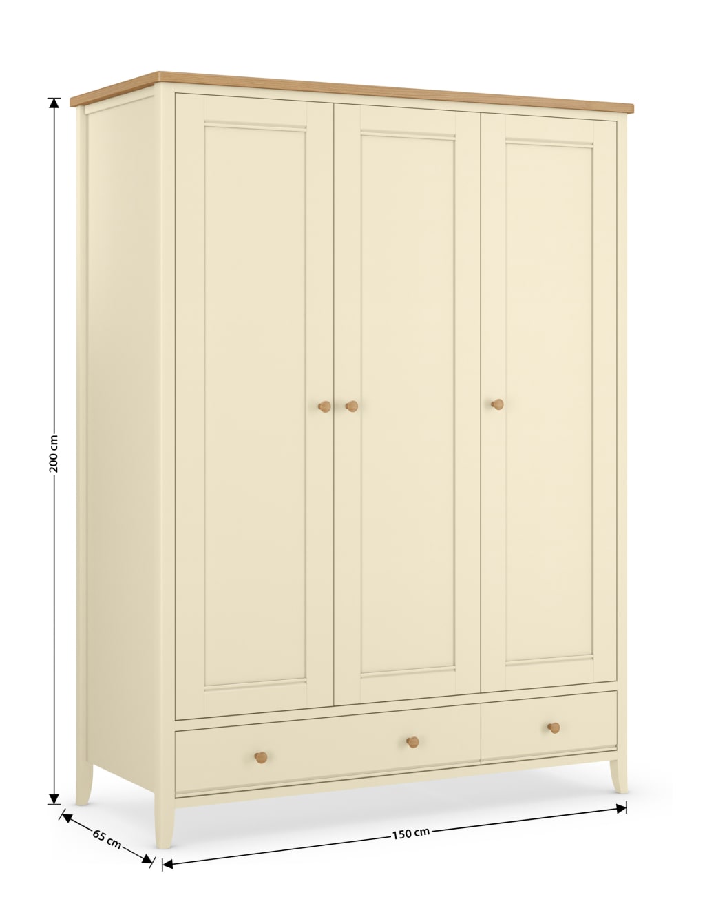 Winchester Triple Wardrobe 8 of 9