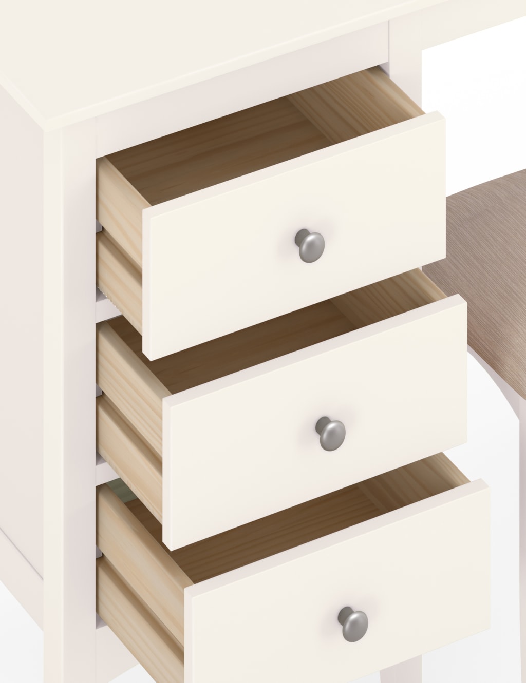 Hastings Ivory Dressing Table & Stool 3 of 9