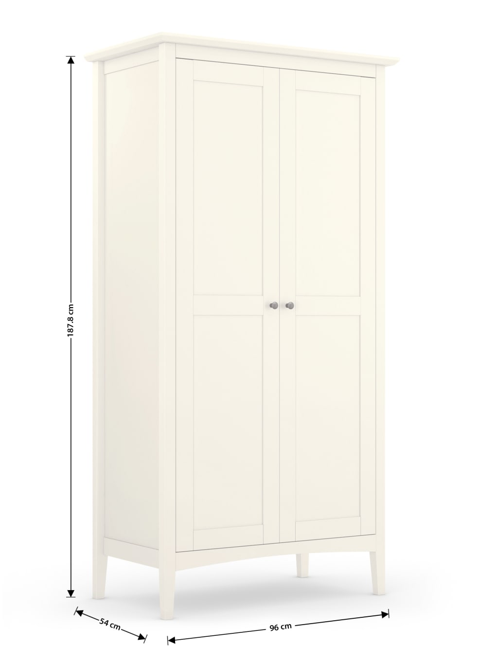 Hastings Ivory Full Length Wardrobe 8 of 9